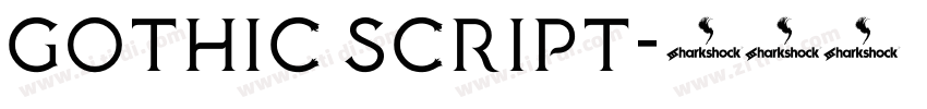 Gothic Script字体转换